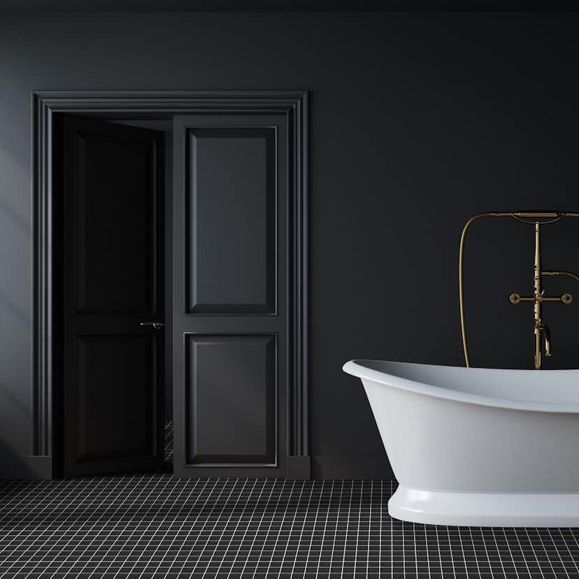 Klinkermosaik Arredo Titan Svart Blank 5x5 cm