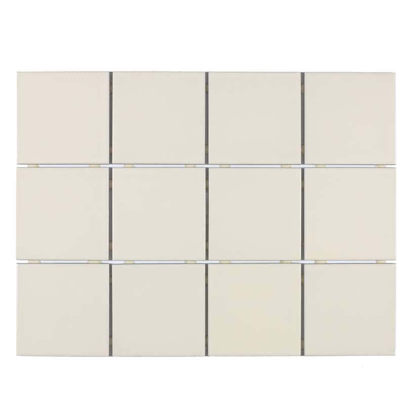 Klinker Arredo Unicolor Ivory Vit 10x10 cm