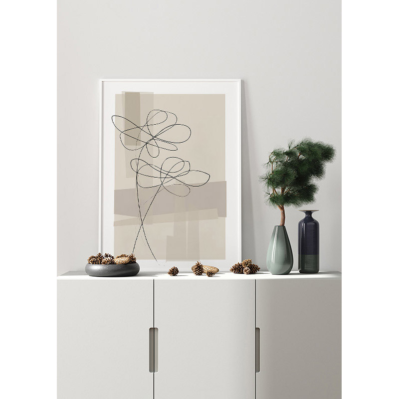 Poster Gallerix Abstract Flower No1