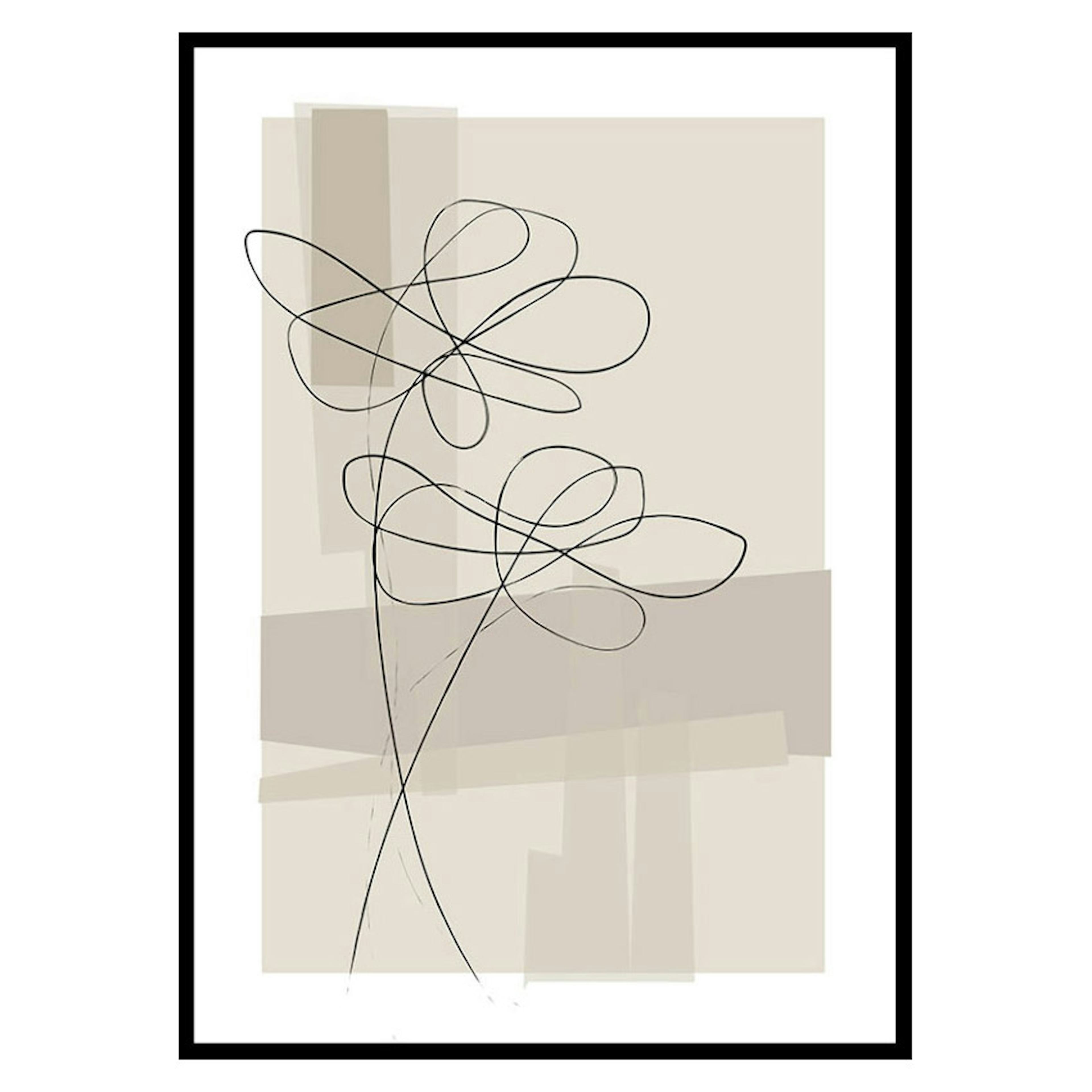 Poster Gallerix Abstract Flower No1