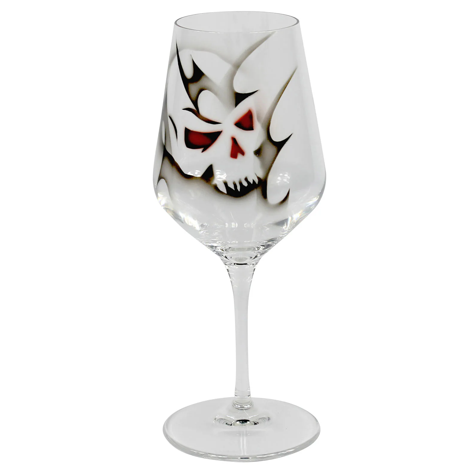 Vinglas Nybro Crystal Dödskalle 35 cl