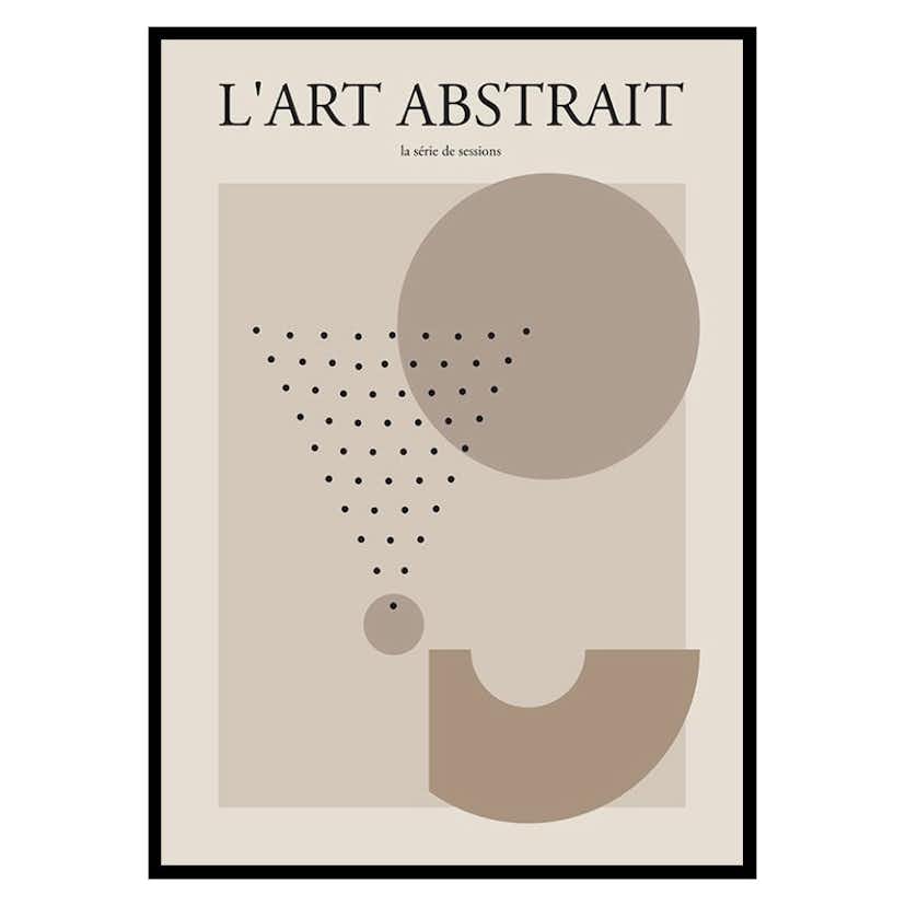 Poster Gallerix Lart Abstrait No3