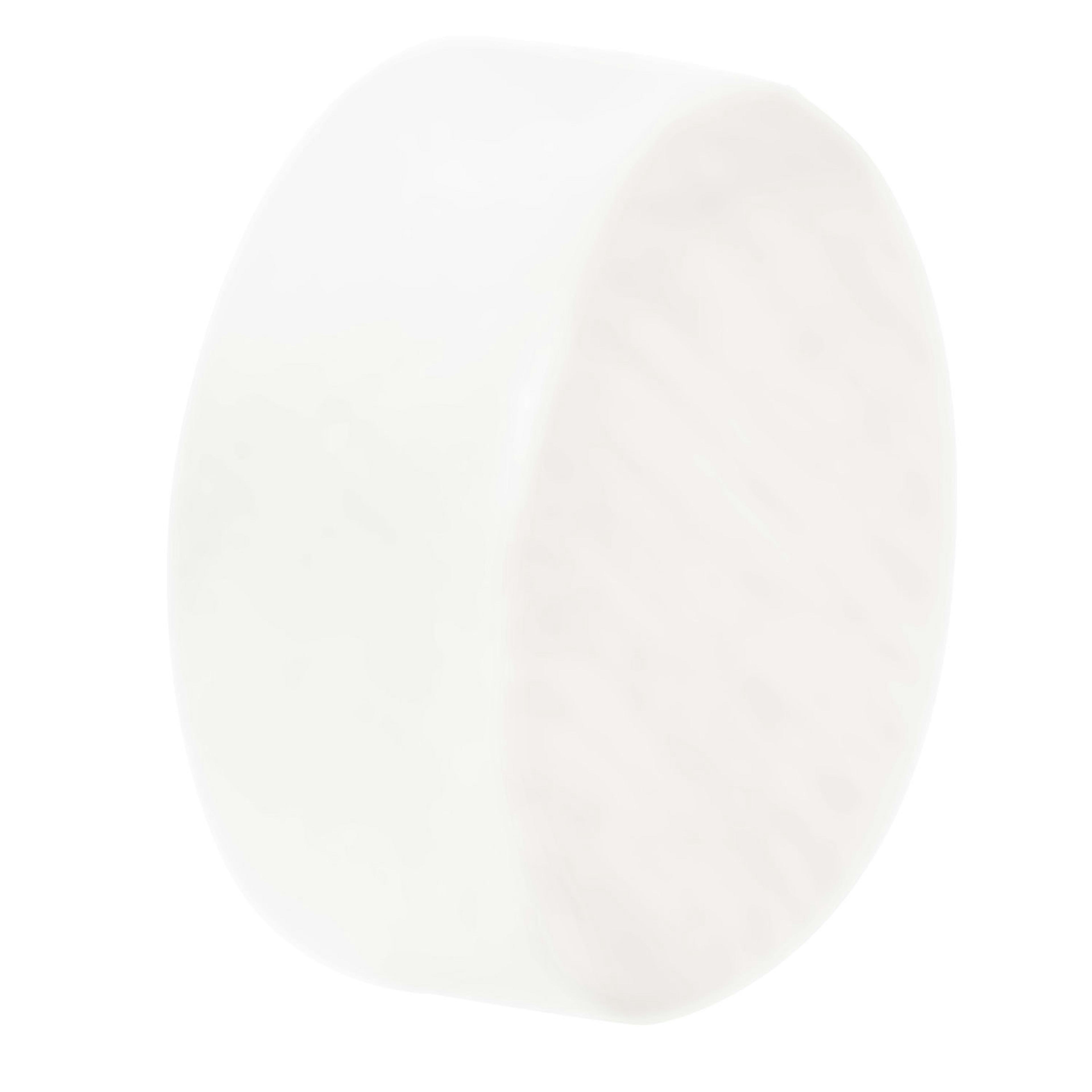 Ändknopp Lundbergs Vitlackad Furu Ø48