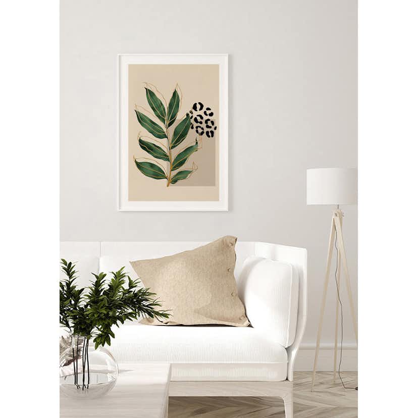 Poster Gallerix Abstract Leaves No2