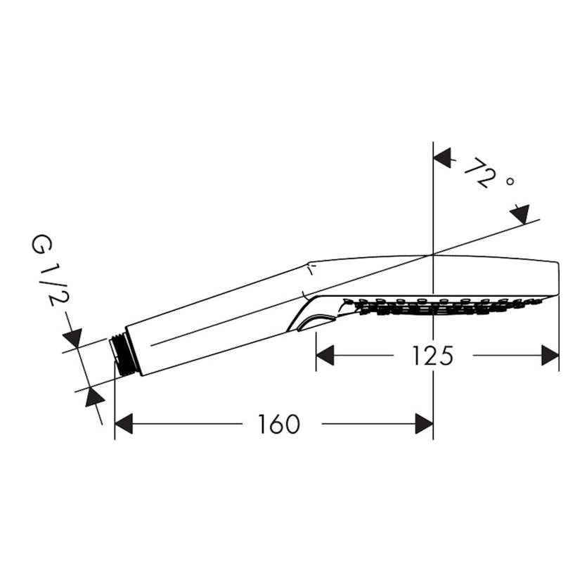 Handdusch Hansgrohe Raindance Select S 120 3jet PowderRain