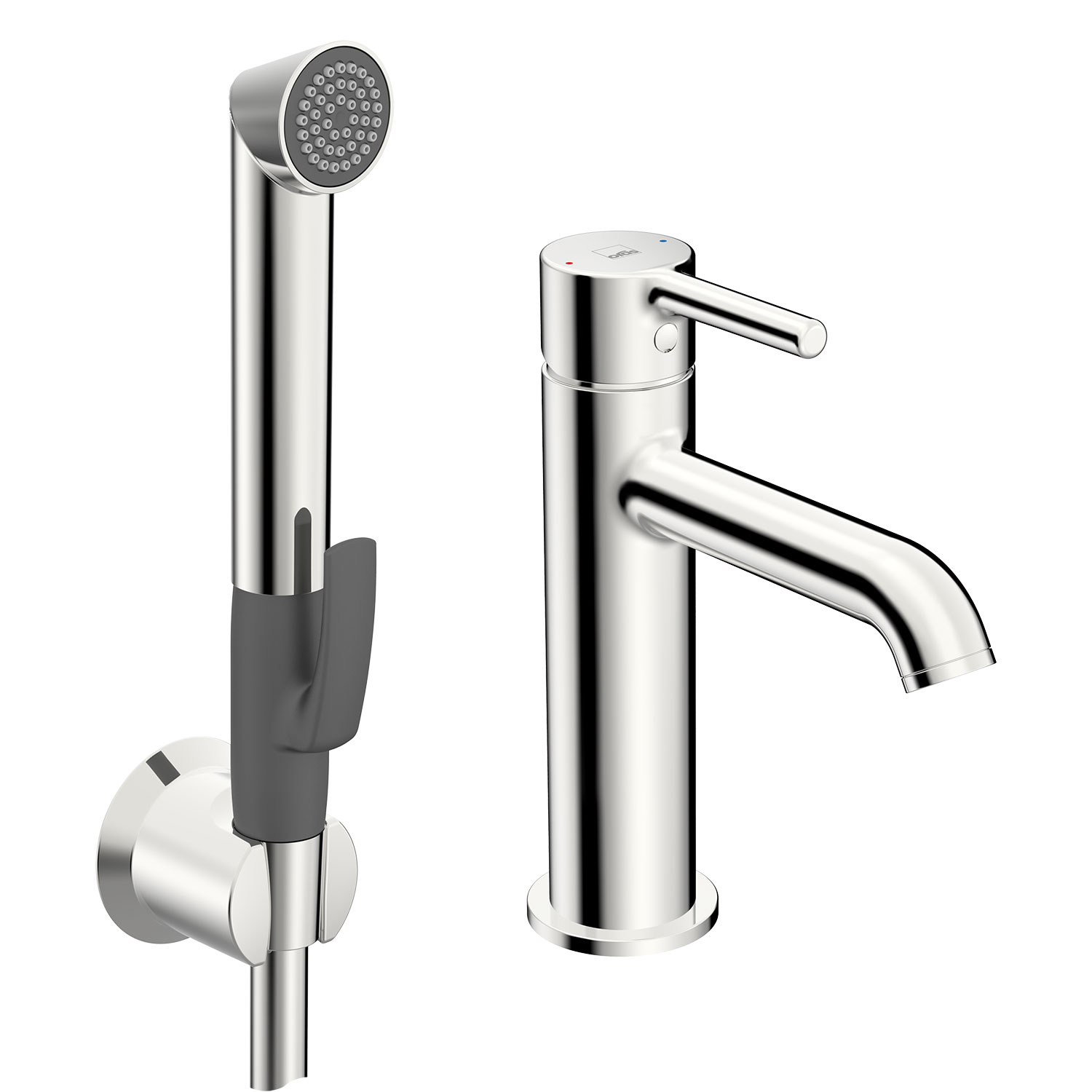 Tvättställsblandare Oras Optima Style 2606FH med Självstängande Handdusch