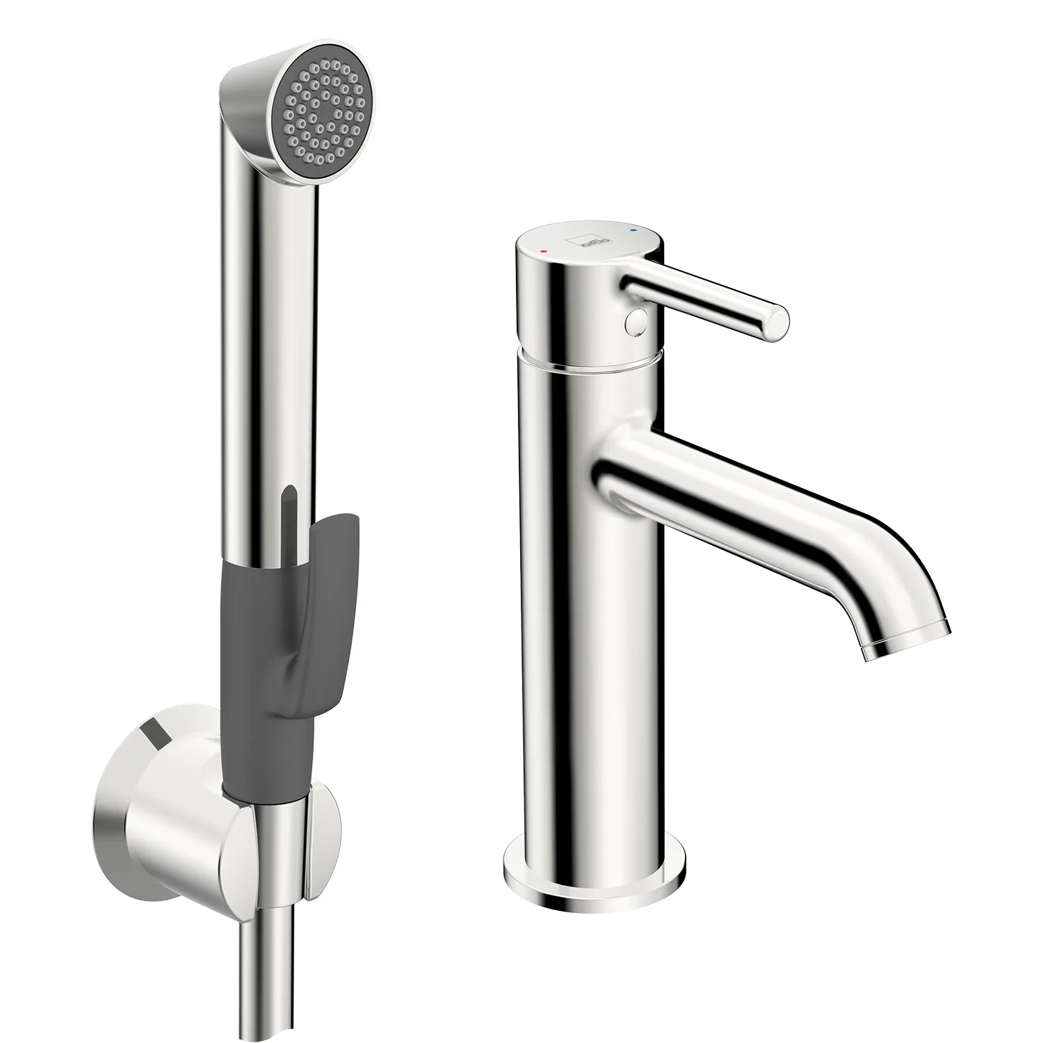 Tvättställsblandare Oras Optima Style 2606FH med Självstängande Handdusch