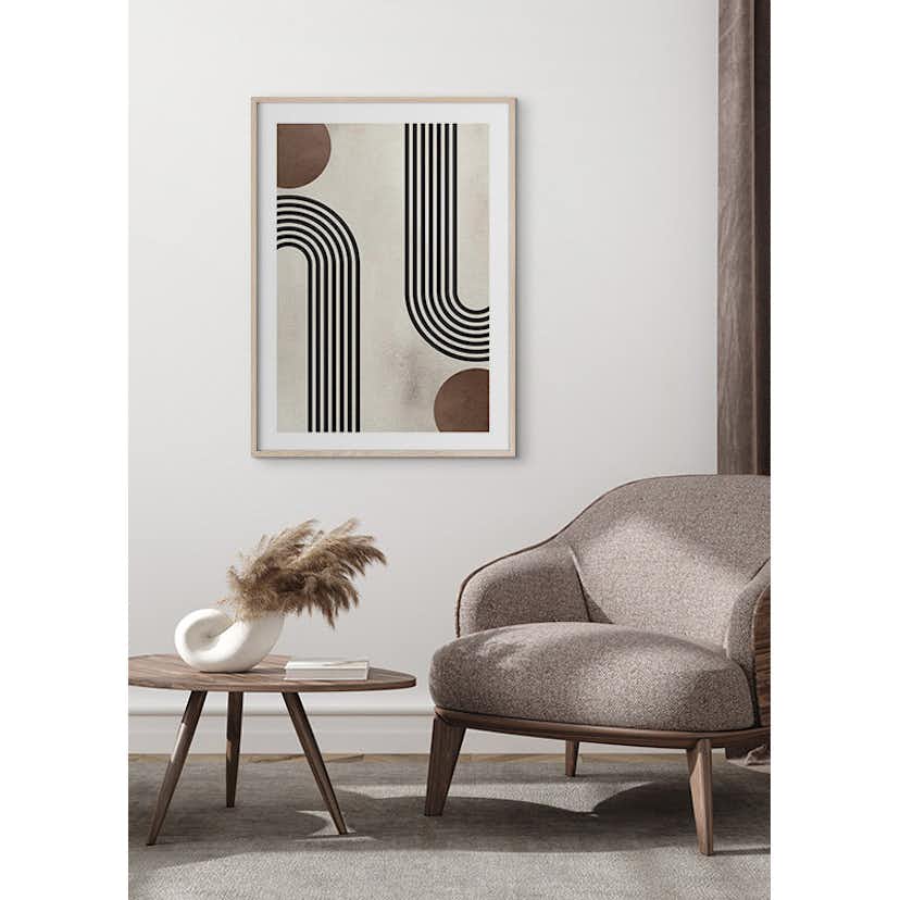 Poster Gallerix Broad Geometric No1