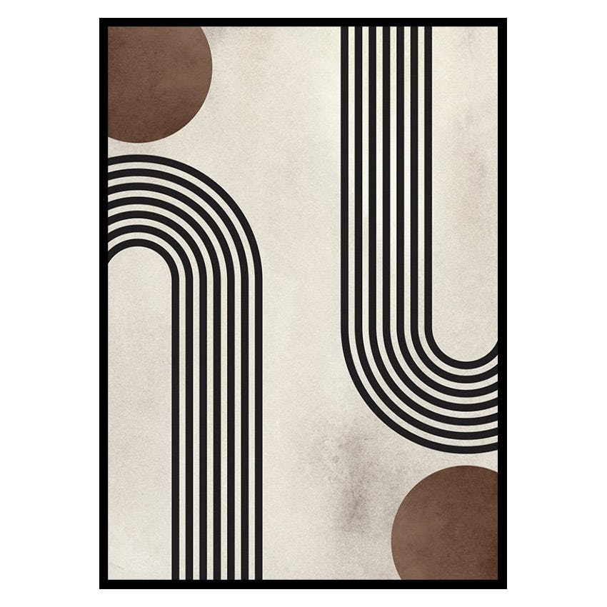 Poster Gallerix Broad Geometric No1