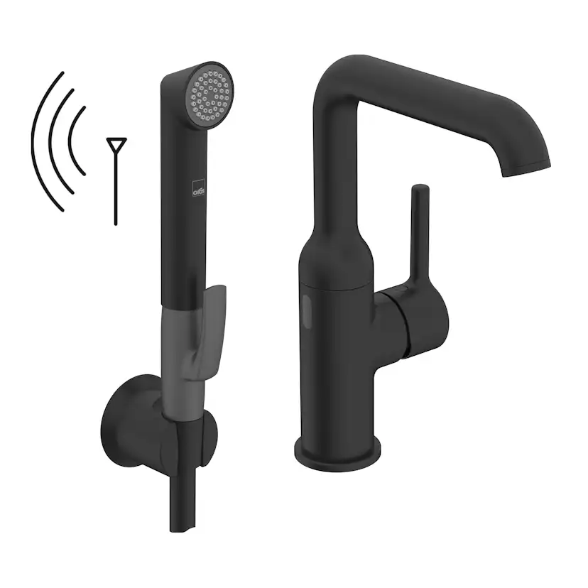 Tvättställsblandare Oras Optima Style 2617FHZ Hybrid sensor med Bluetooth