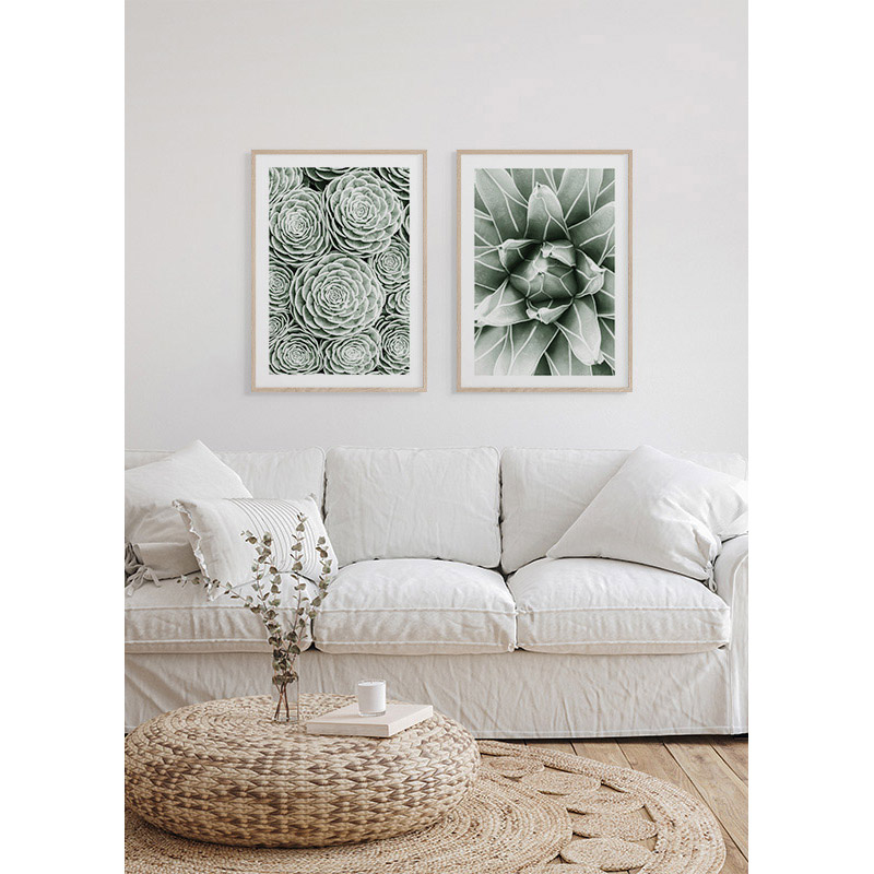 Poster Gallerix Bright Green Botanical No1