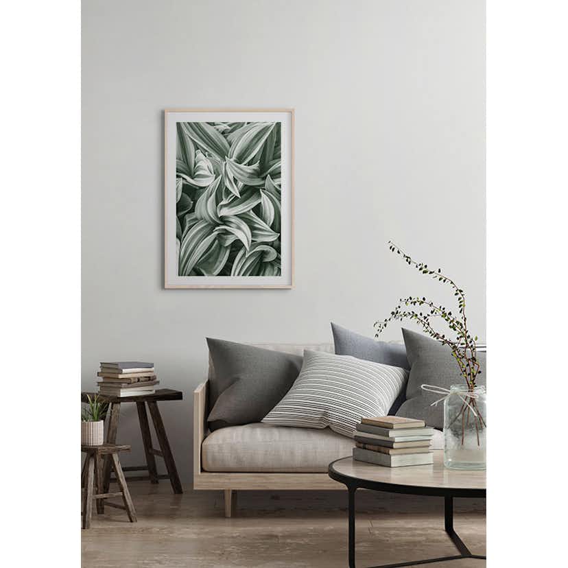 Poster Gallerix Bright Green Botanical No2