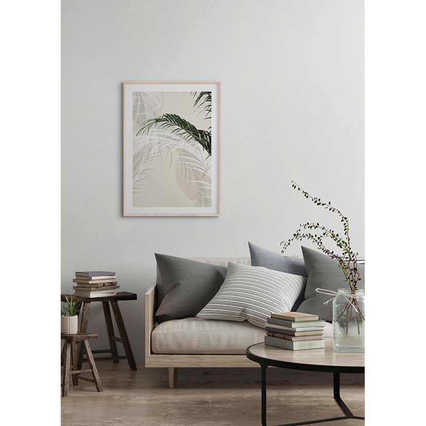 Poster Gallerix Abstract Palm Leaves No1