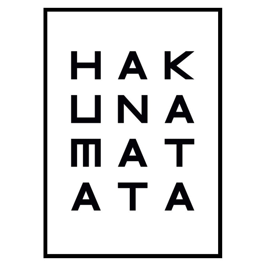 Poster Gallerix Hakuna Matata