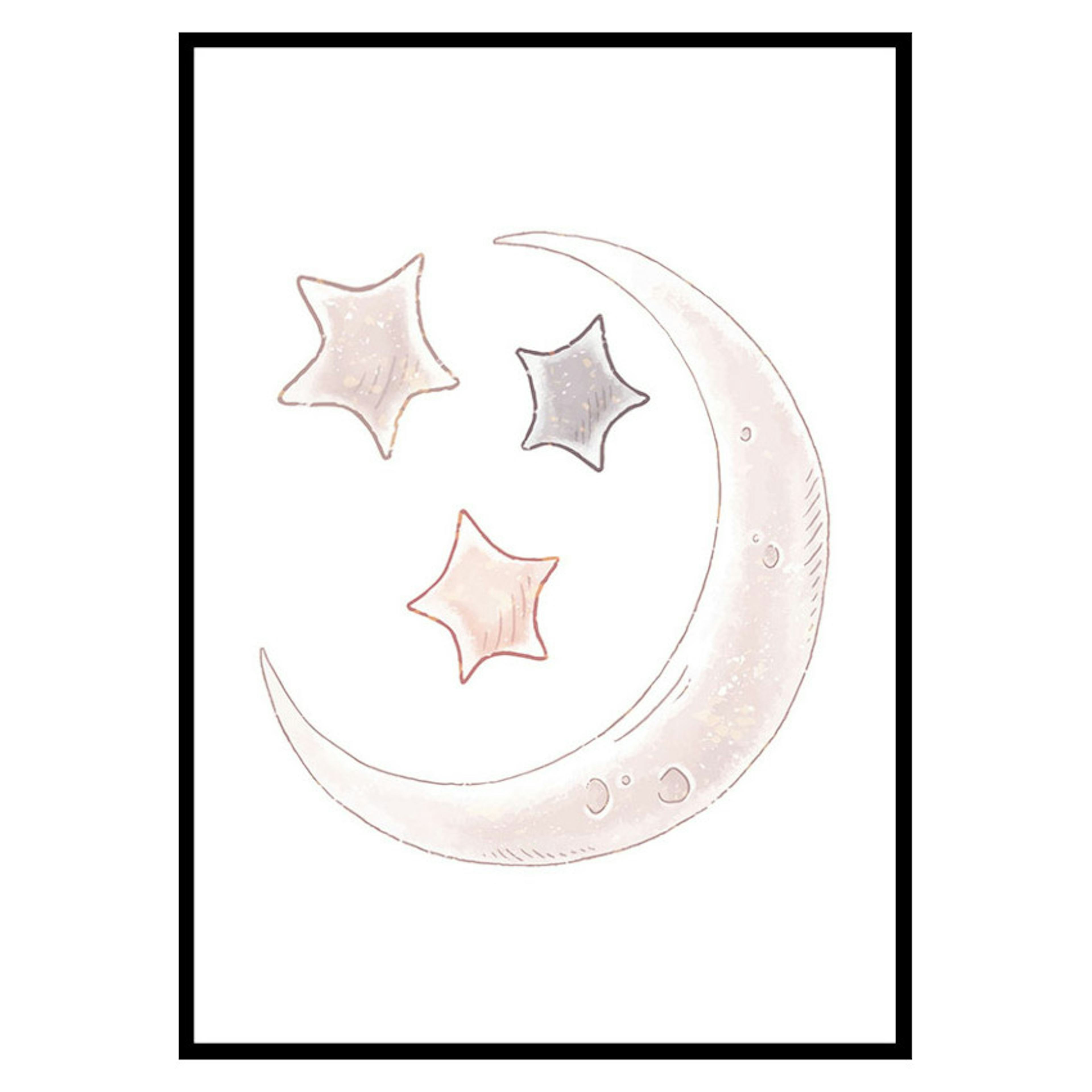 Poster Gallerix Moon And Stars