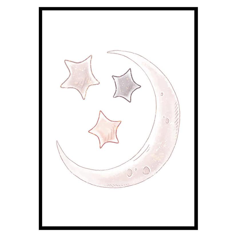 Poster Gallerix Moon And Stars