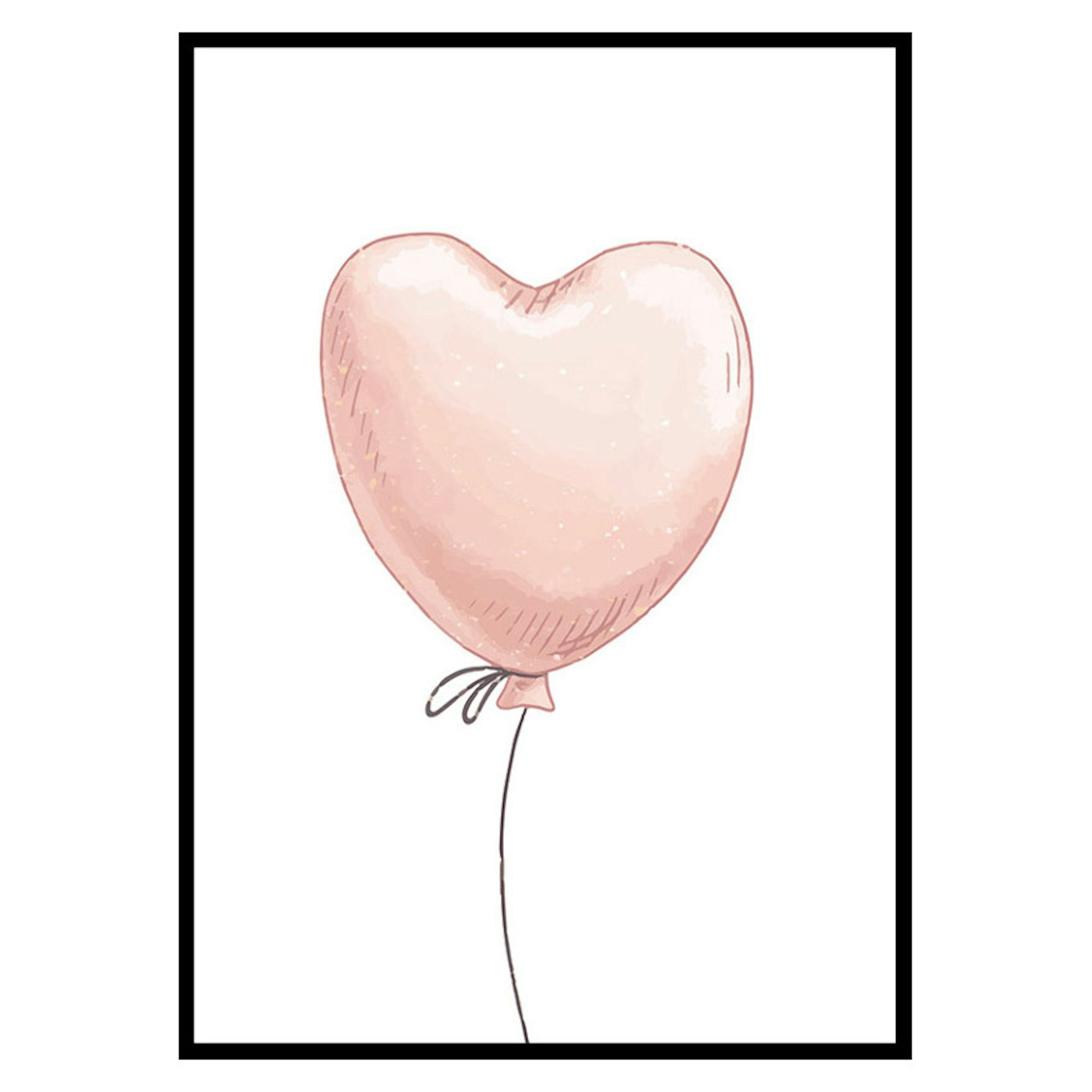 Poster Gallerix Heart Shaped Balloon