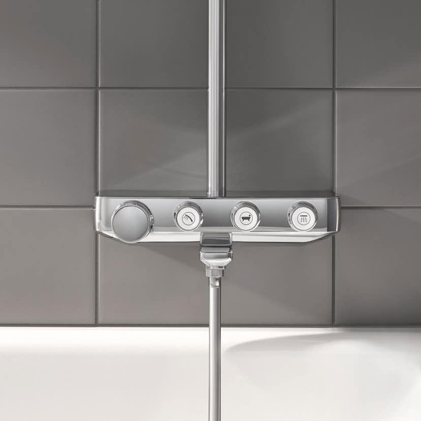 Takduschset Grohe Euphoria SmartControl System 260 Mono med Badkarsblandare
