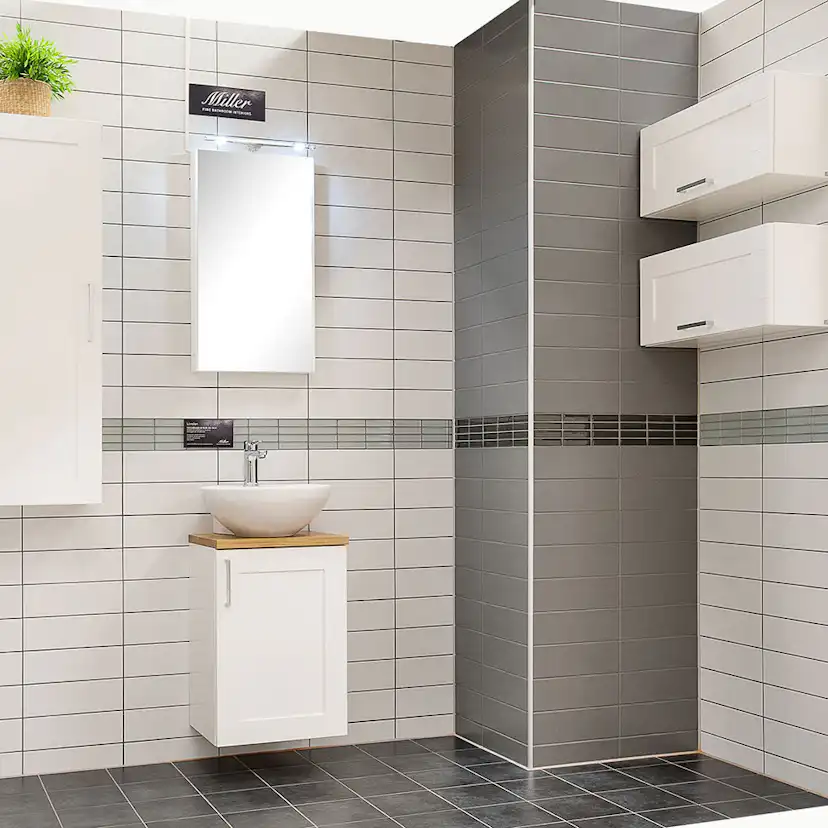 Kakel Arredo Color Gris Perla Grå Matt 10x30 cm