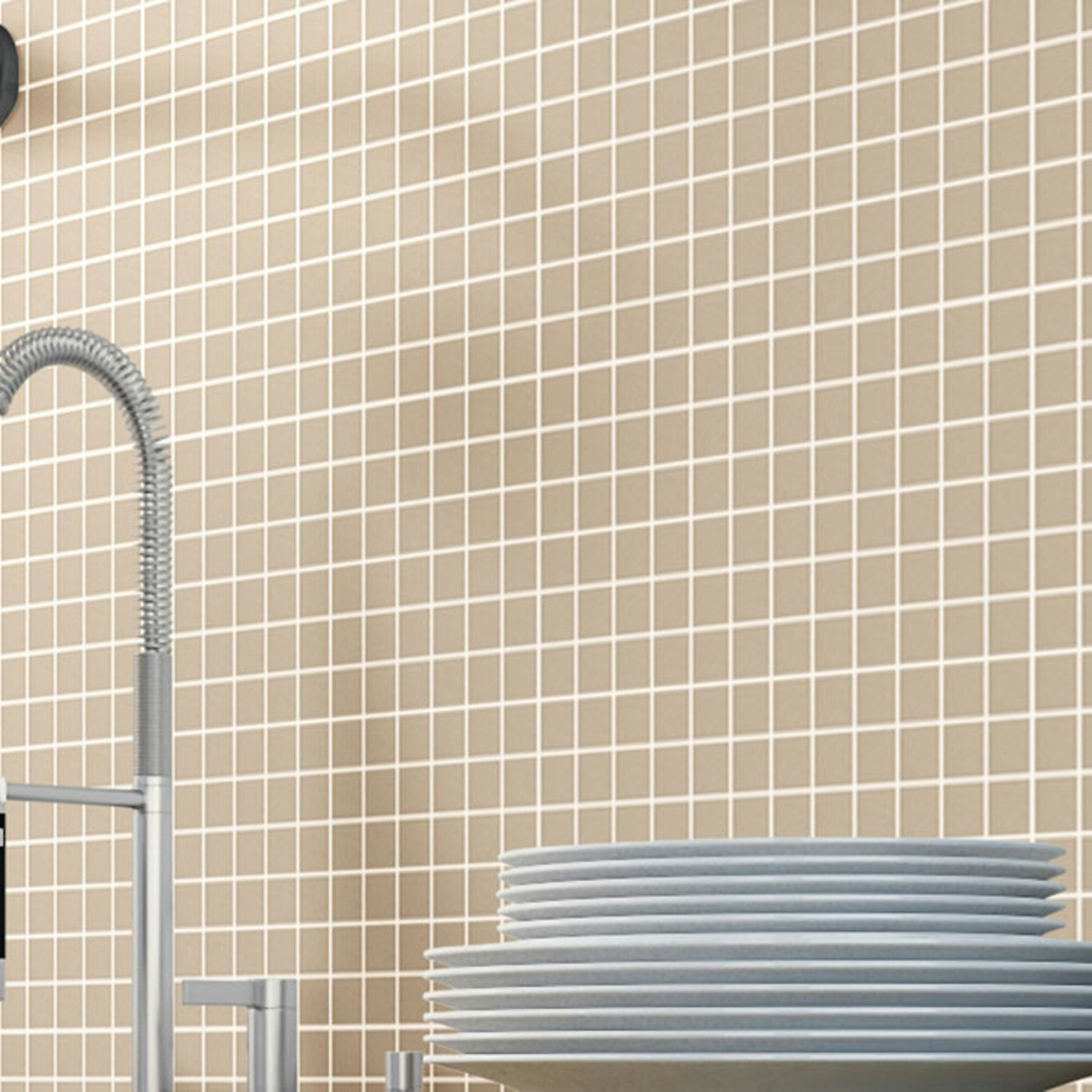 Klinker Arredo Fojs Collection Vit Mosiac Matt 3x3 cm