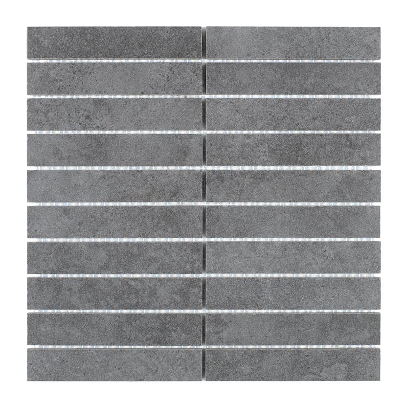 Mosaik Arredo SunStone Svart Mosaic 3x15 cm