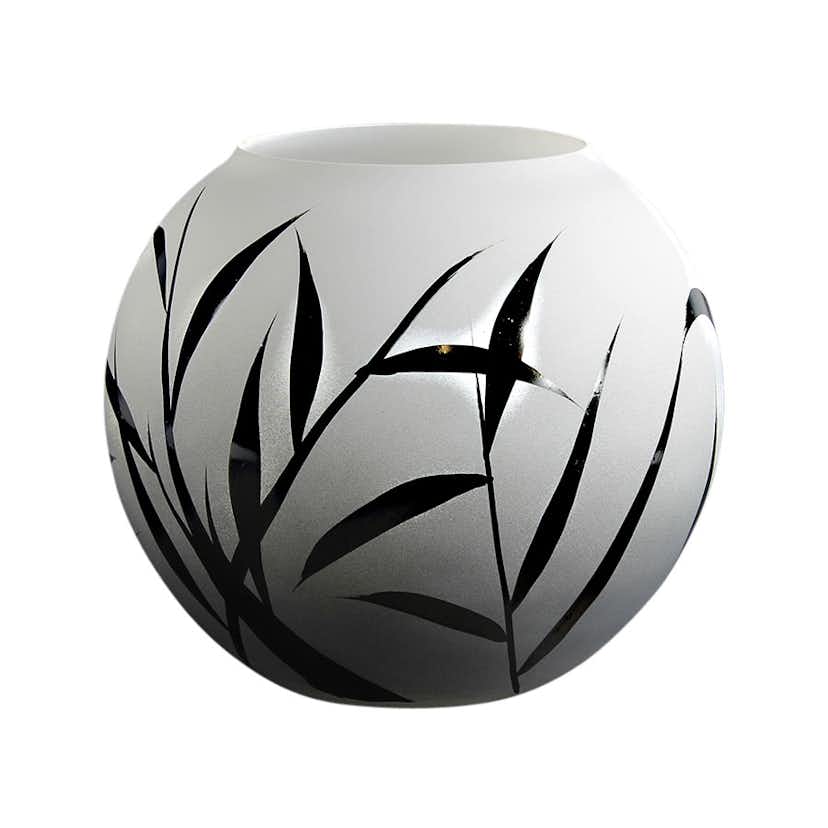 Vas Nybro Crystal Nebbioso Rund