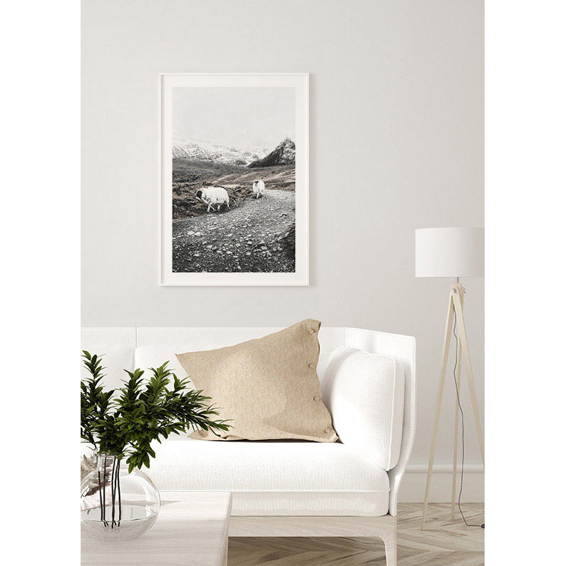 Poster Gallerix Winter Goats