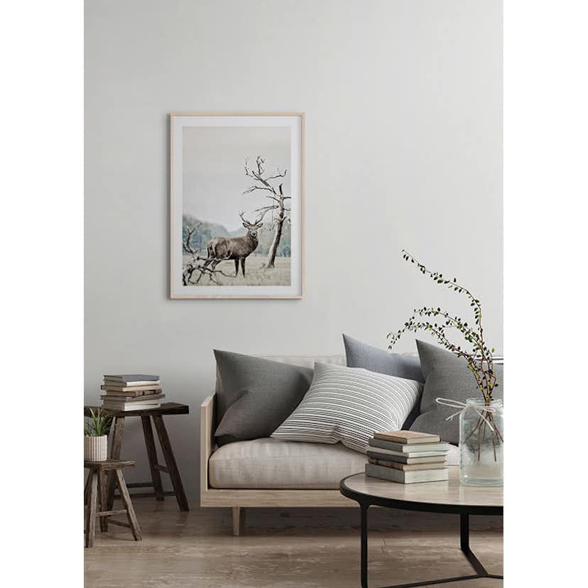 Poster Gallerix Winter Deer