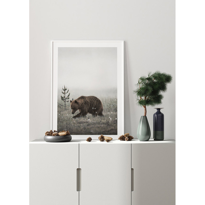 Poster Gallerix Winter Bear