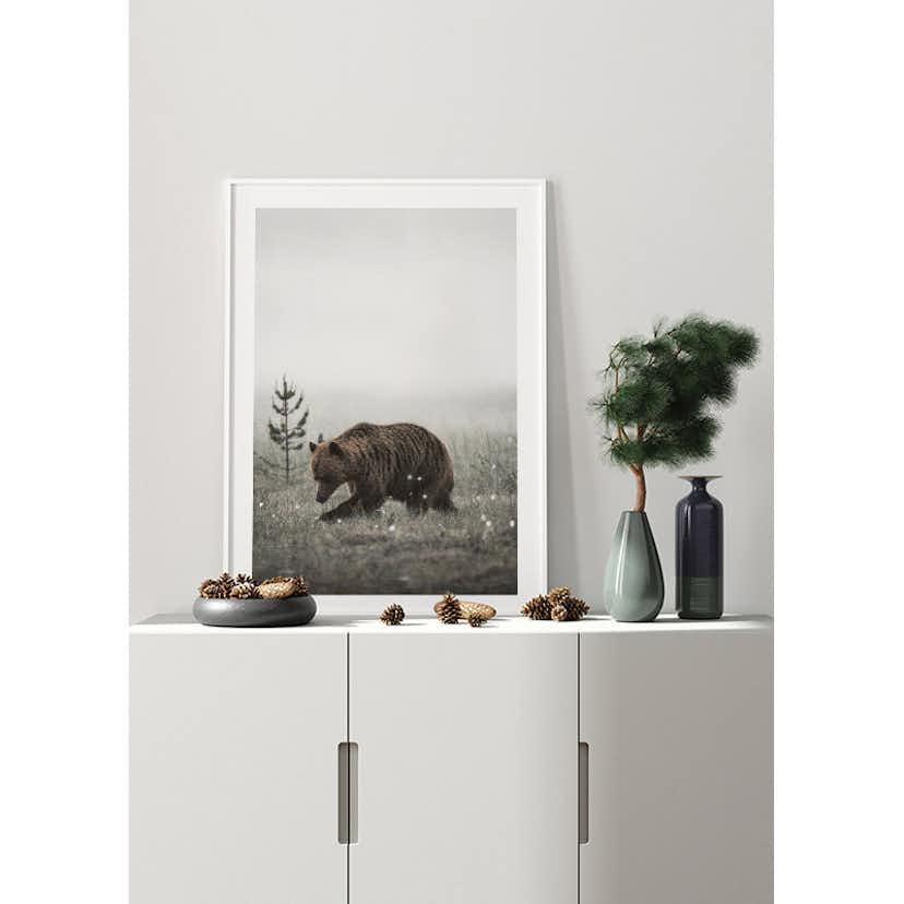 Poster Gallerix Winter Bear