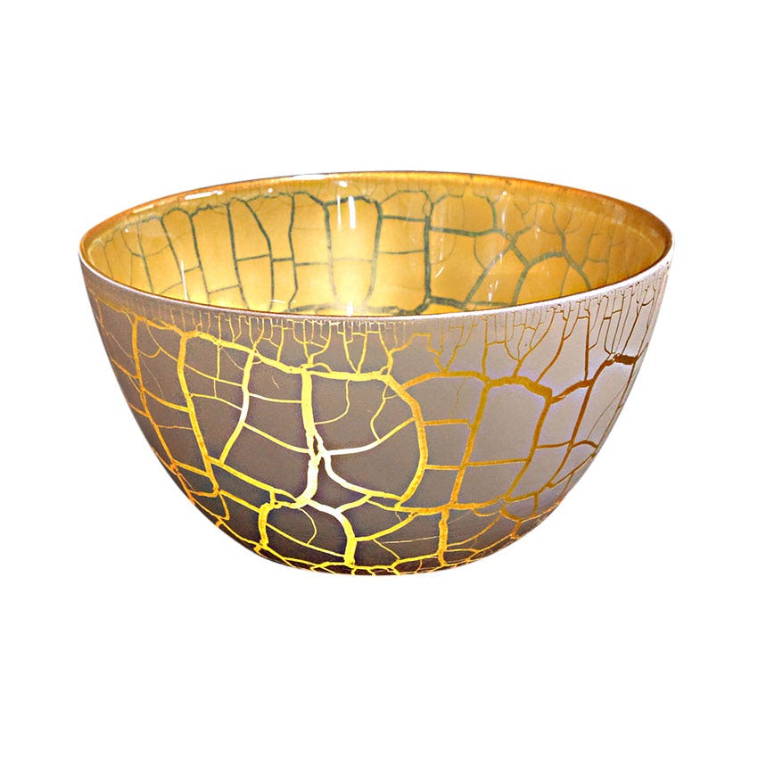 Skål Nybro Crystal Croco