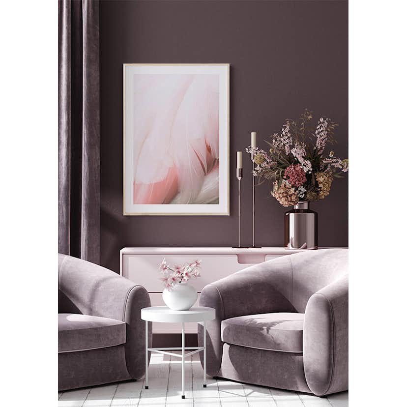 Poster Gallerix Flamingo Feathers