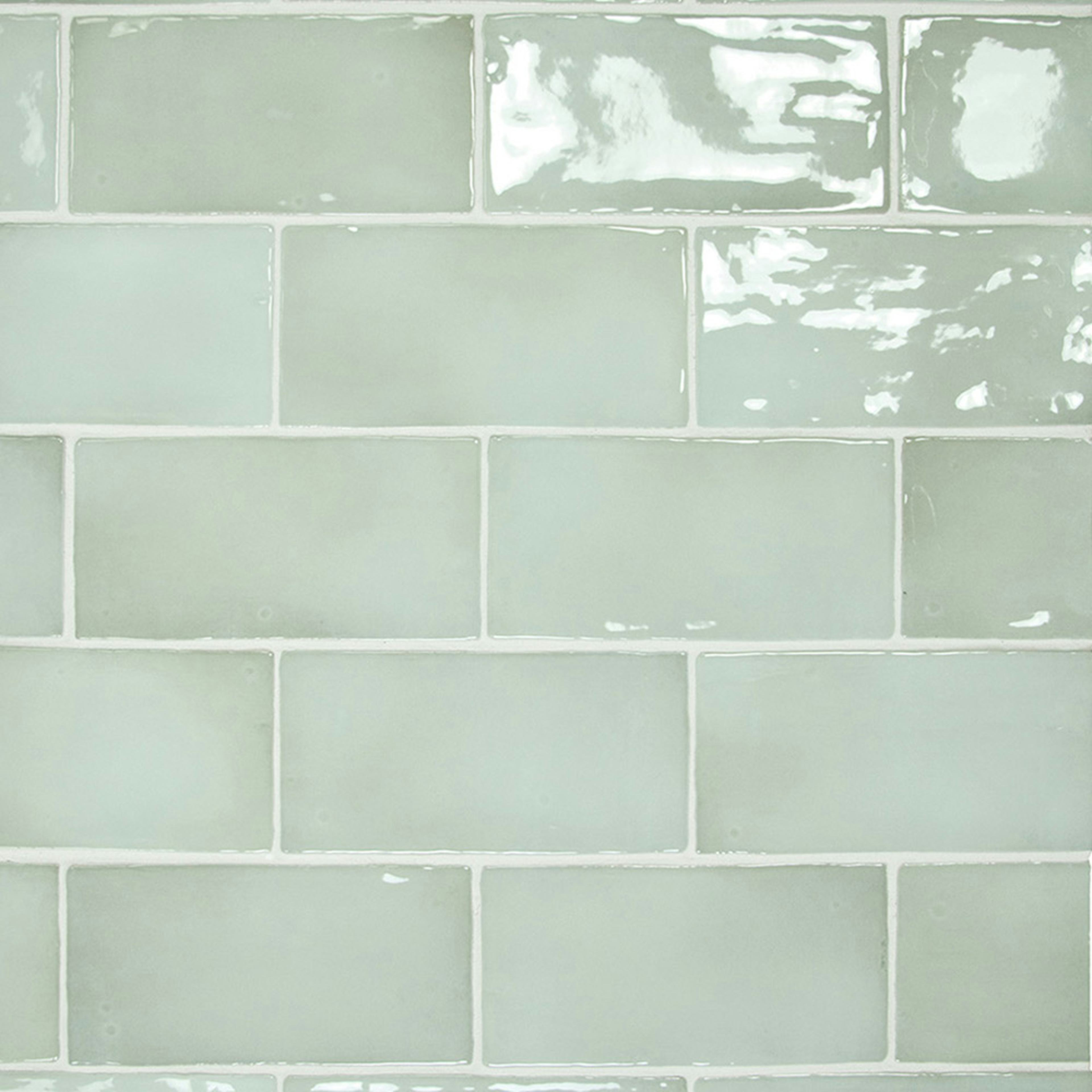 Kakel Lhådös Glaciär Mint 7,5x15 cm