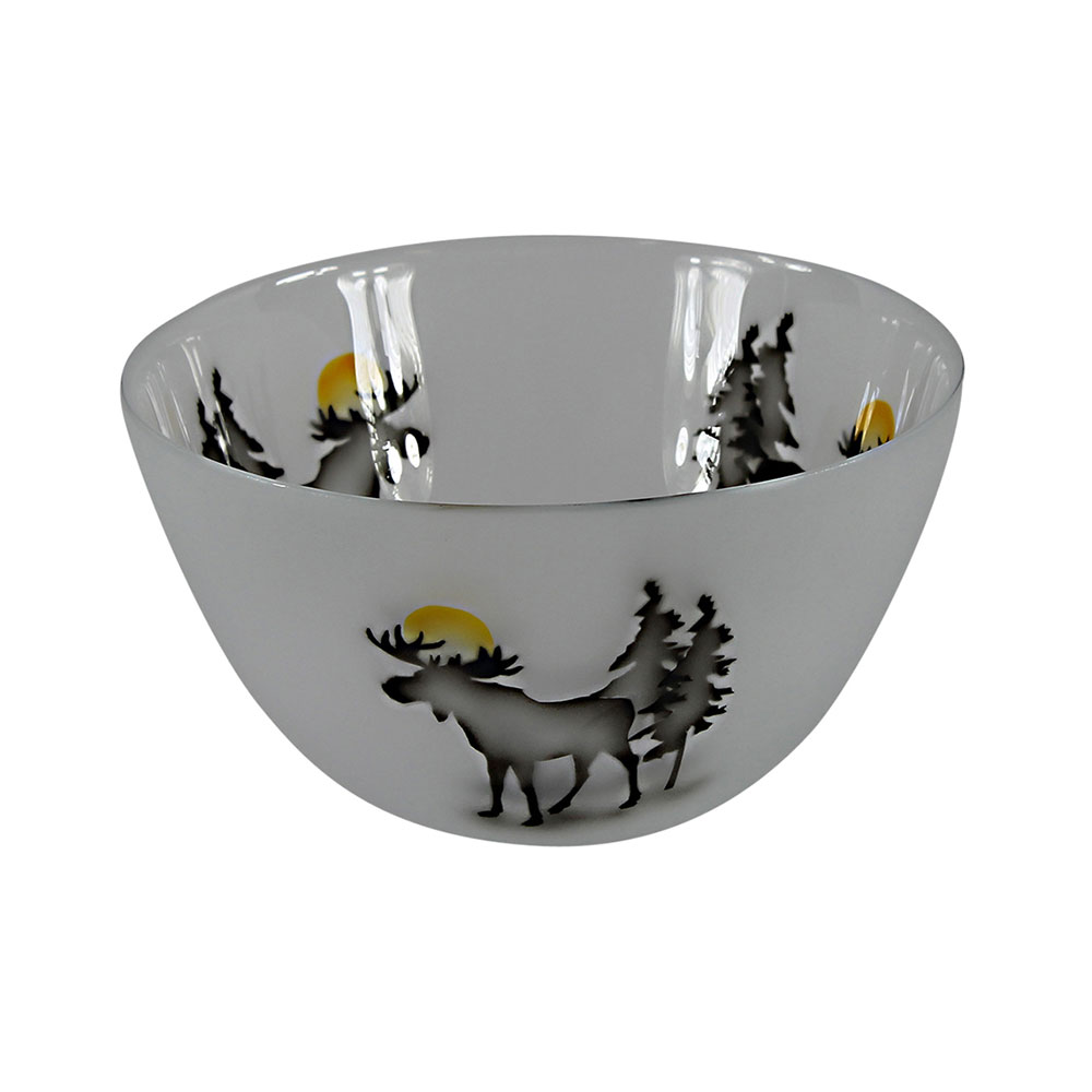 Skål Nybro Crystal Älg
