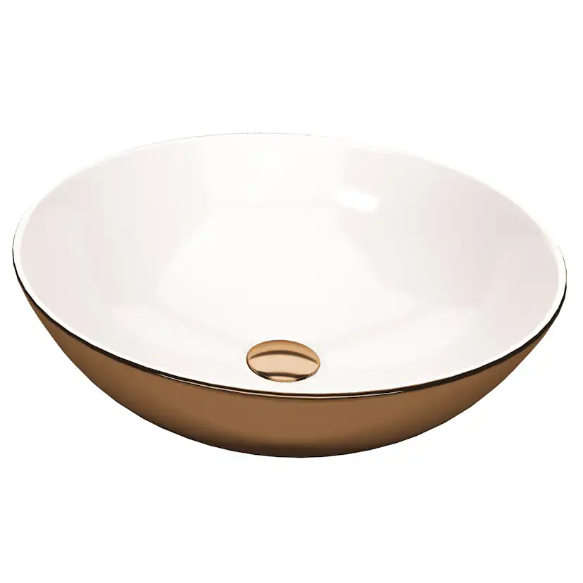 Tvättställ Badlyx Round 106 Bicolor 40 cm