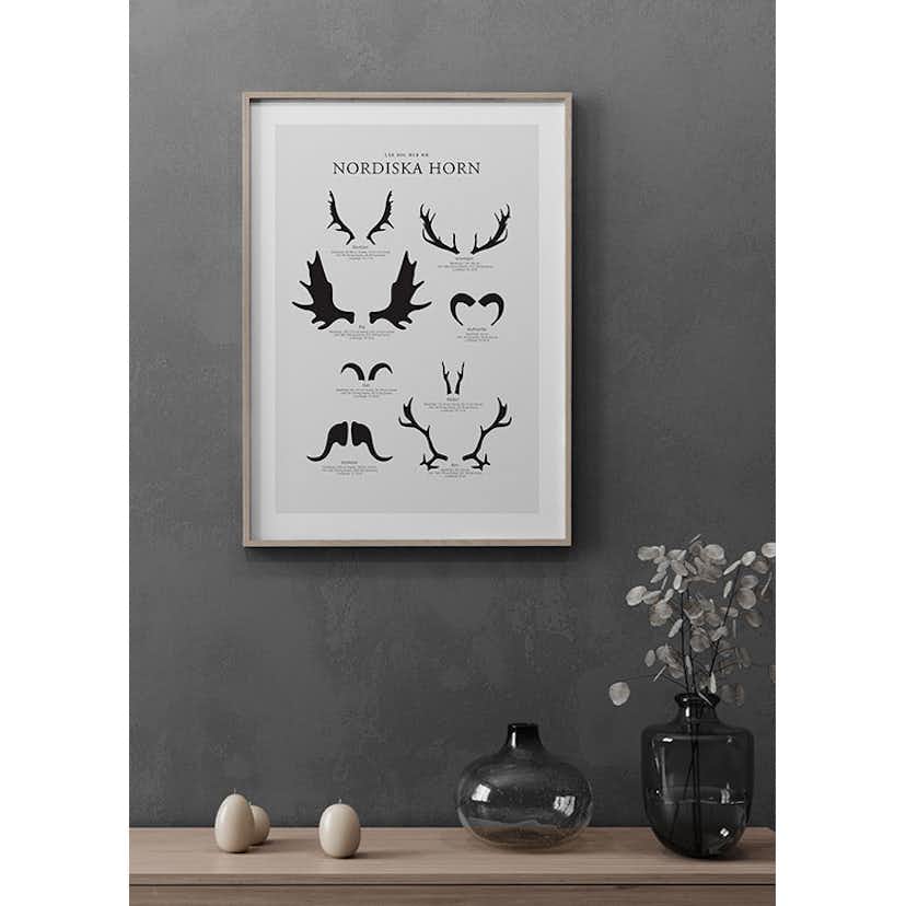 Poster Gallerix Nordiska Horn