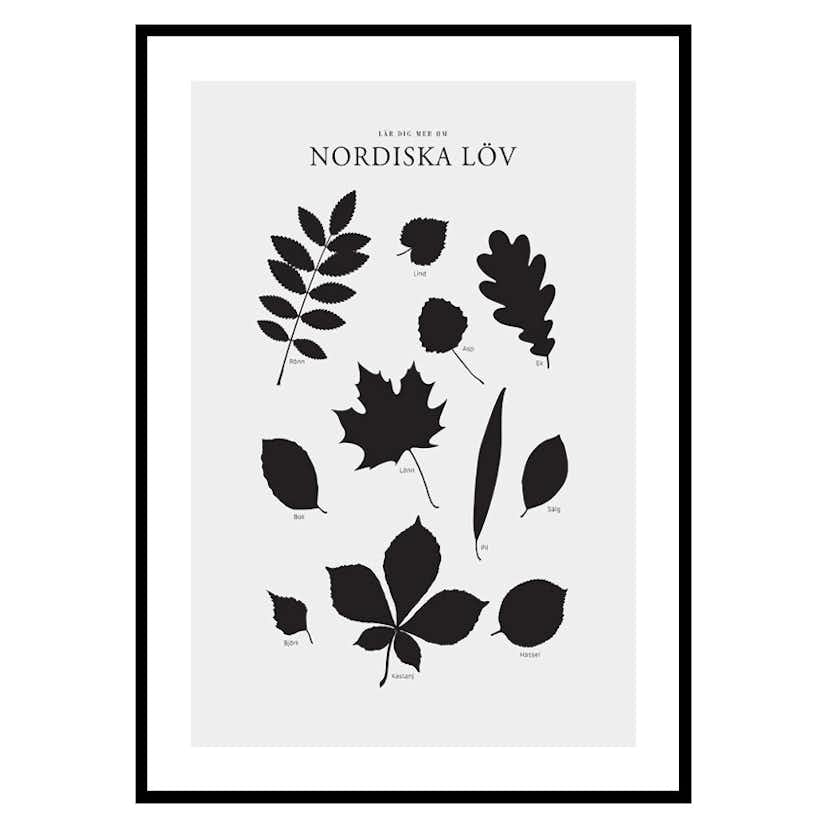 Poster Gallerix Nordiska Löv