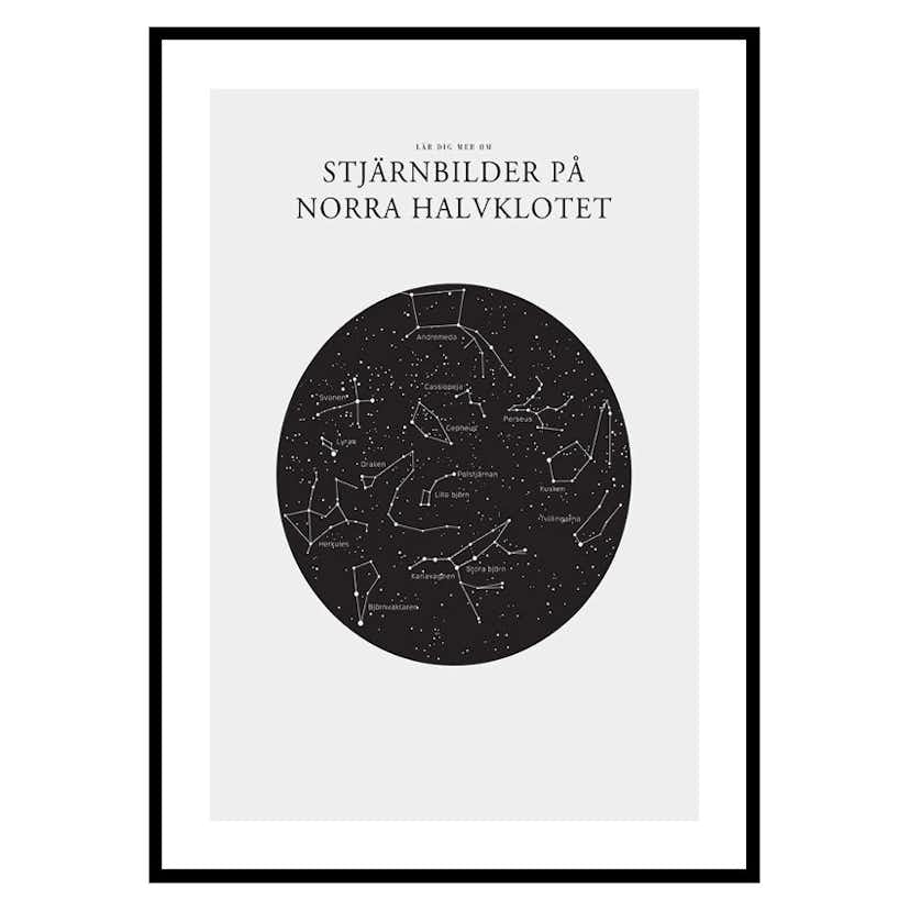 Poster Gallerix Stjärnbilder På Norra Halvklotet