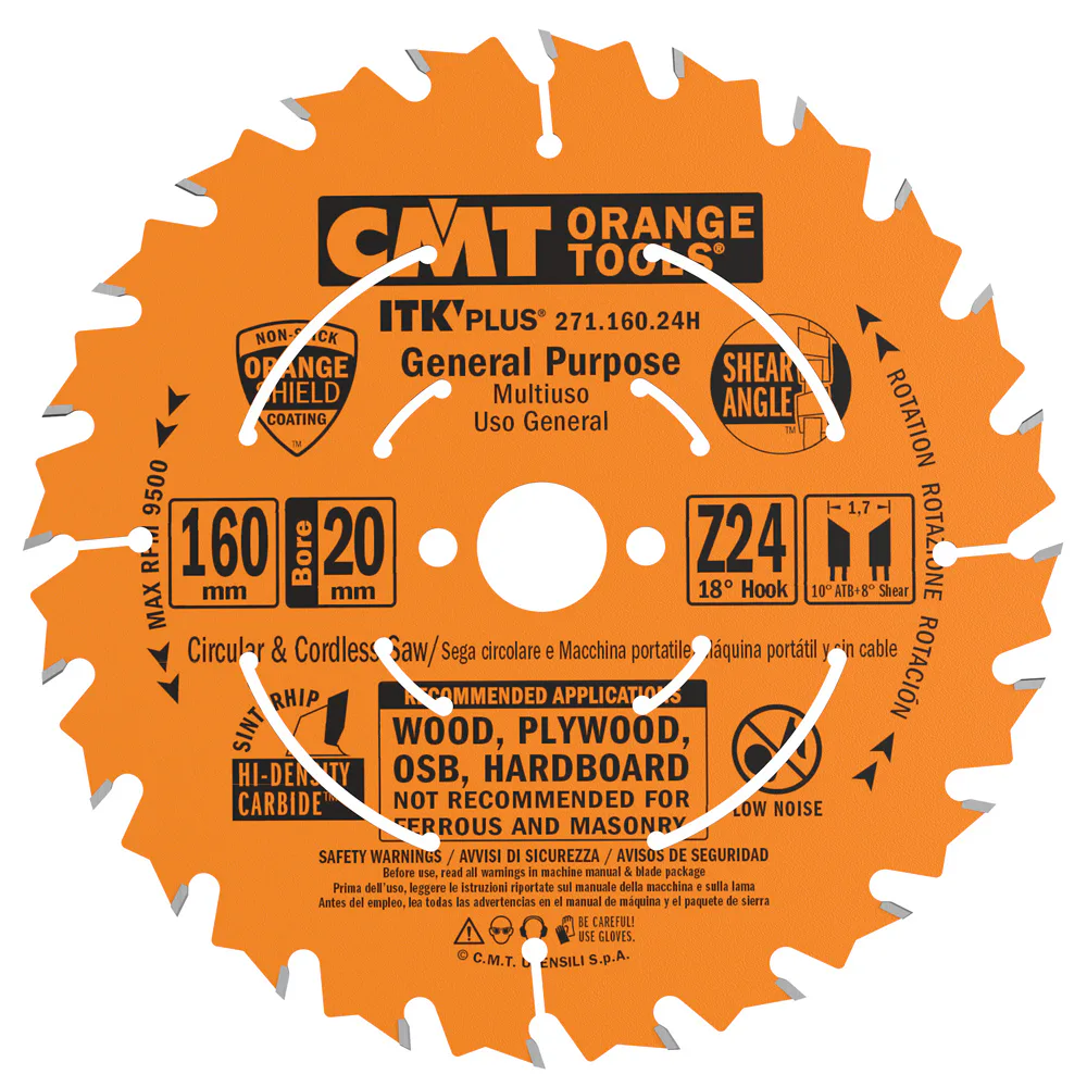 Sågklinga CMT Orange Tools ITK-Plus klyv/kap