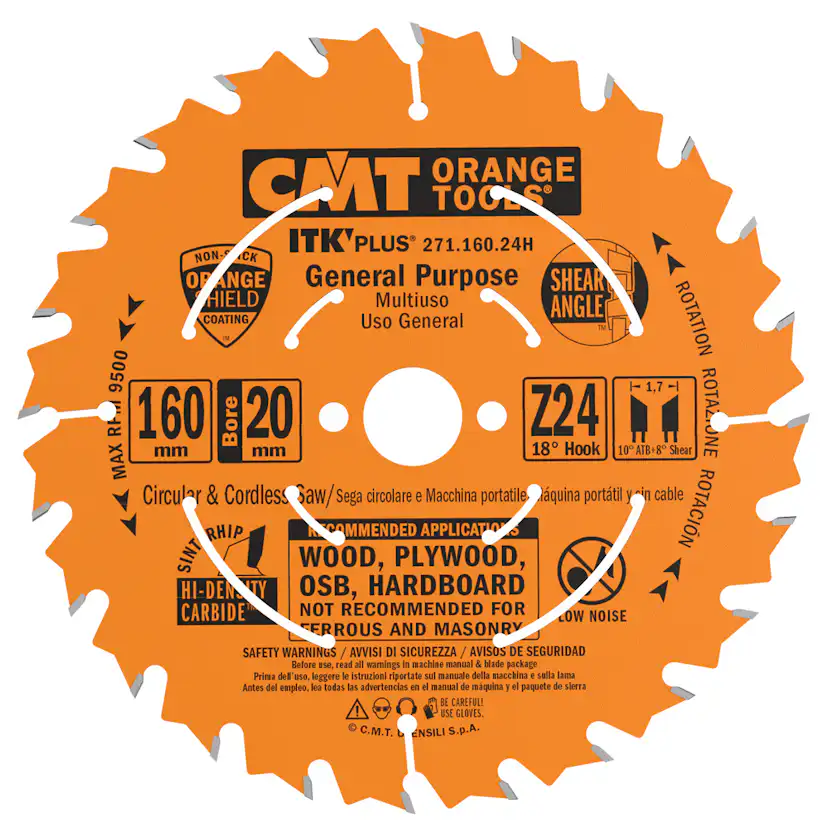 Sågklinga CMT Orange Tools ITK-Plus klyv/kap