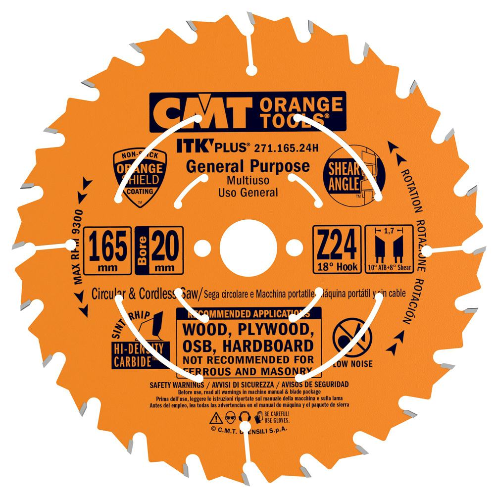 Sågklinga CMT Orange Tools ITK-Plus klyv/kap