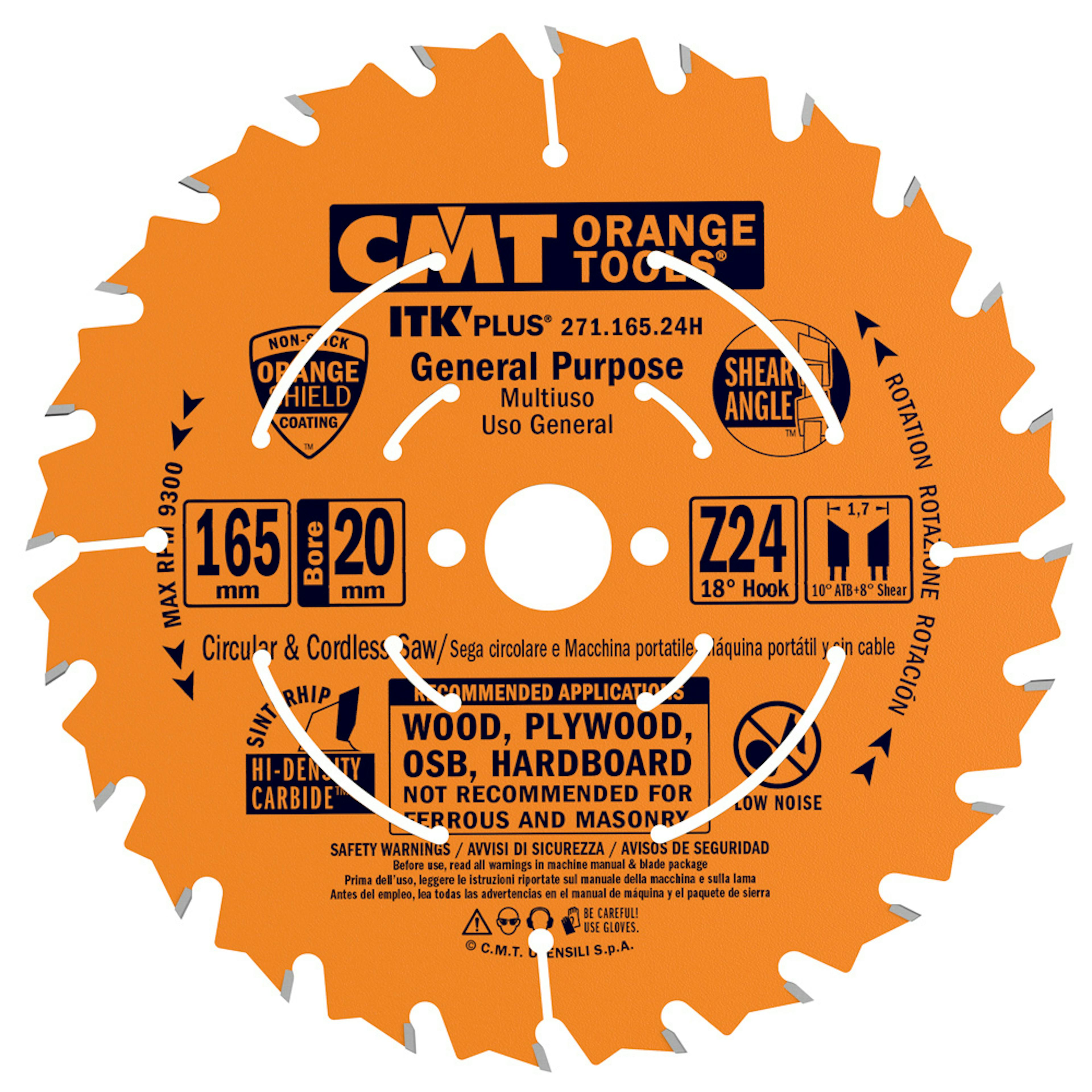 Sågklinga CMT Orange Tools ITK-Plus klyv/kap