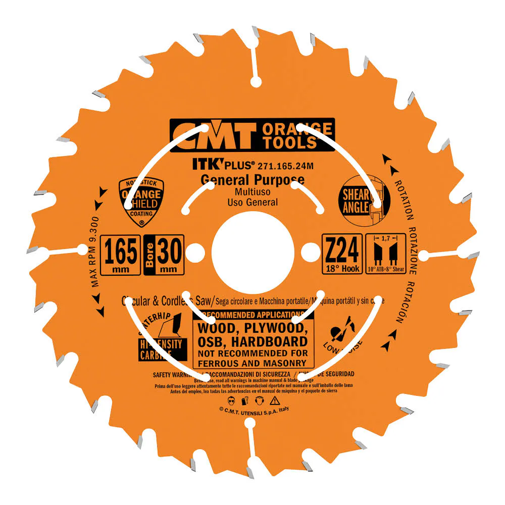 Sågklinga CMT Orange Tools ITK-Plus klyv/kap