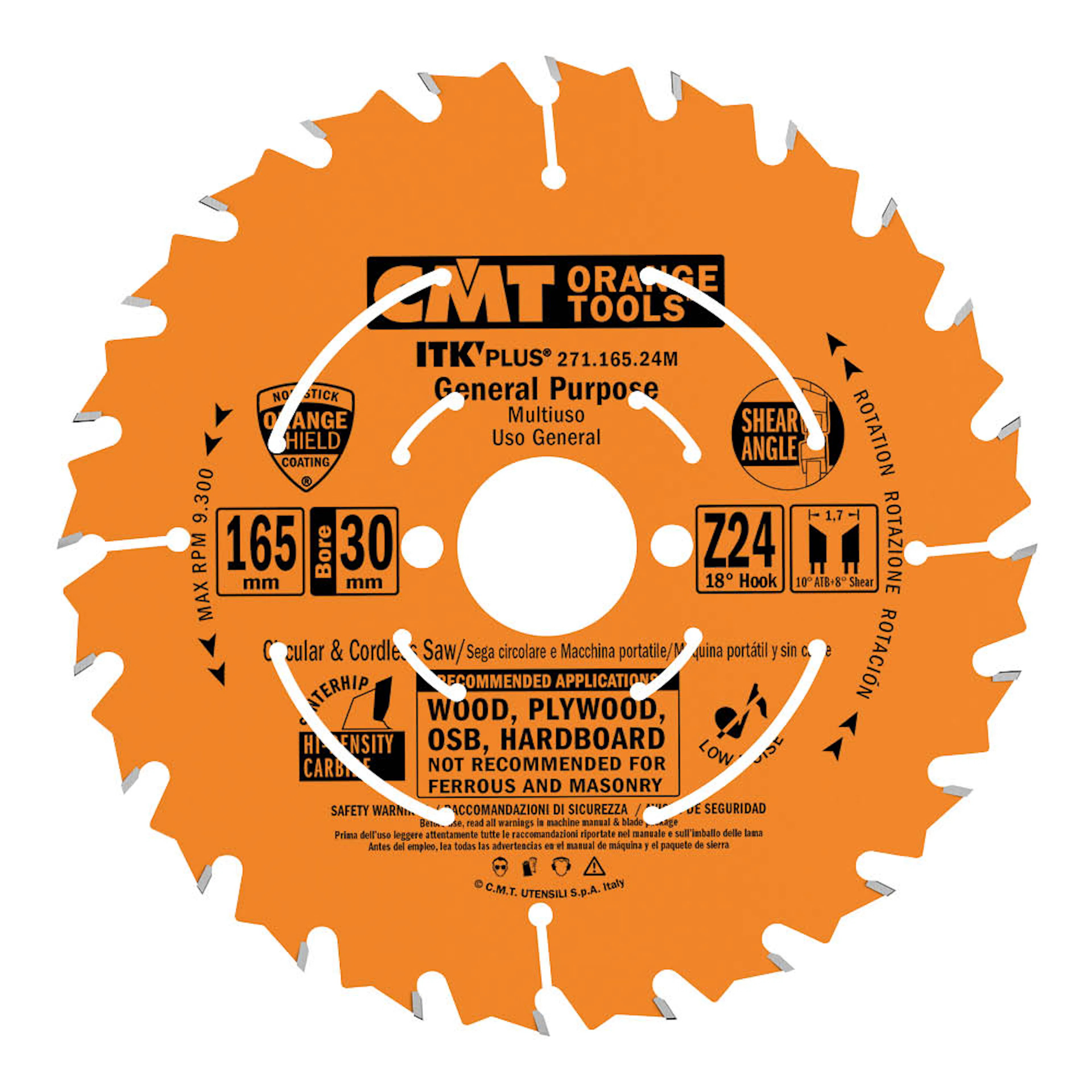Sågklinga CMT Orange Tools ITK-Plus klyv/kap