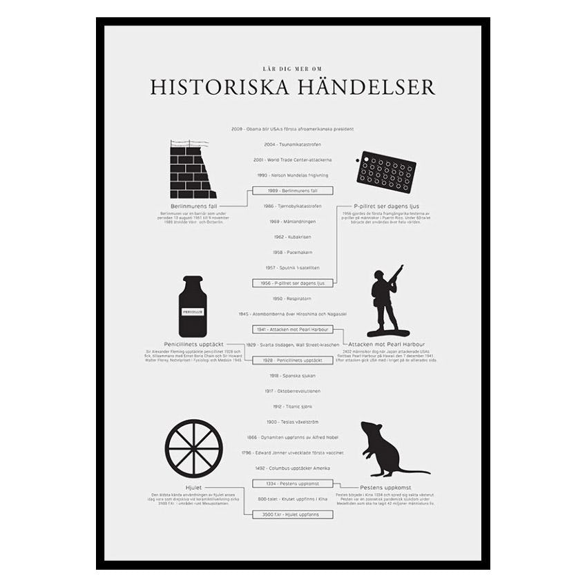 Poster Gallerix Historiska Händelser