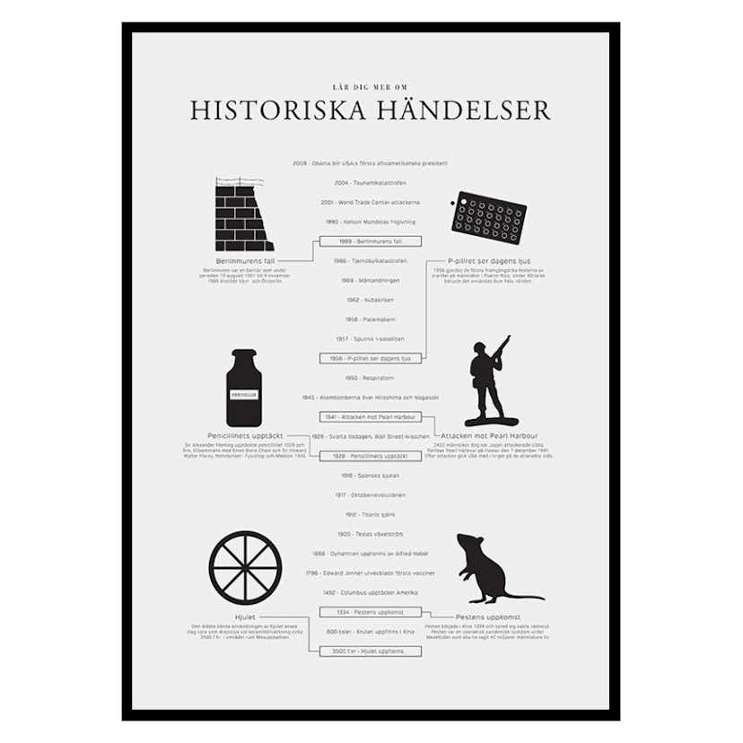 Poster Gallerix Historiska Händelser