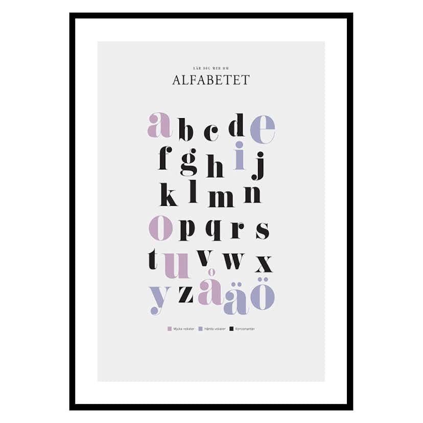 Poster Gallerix Alfabetet