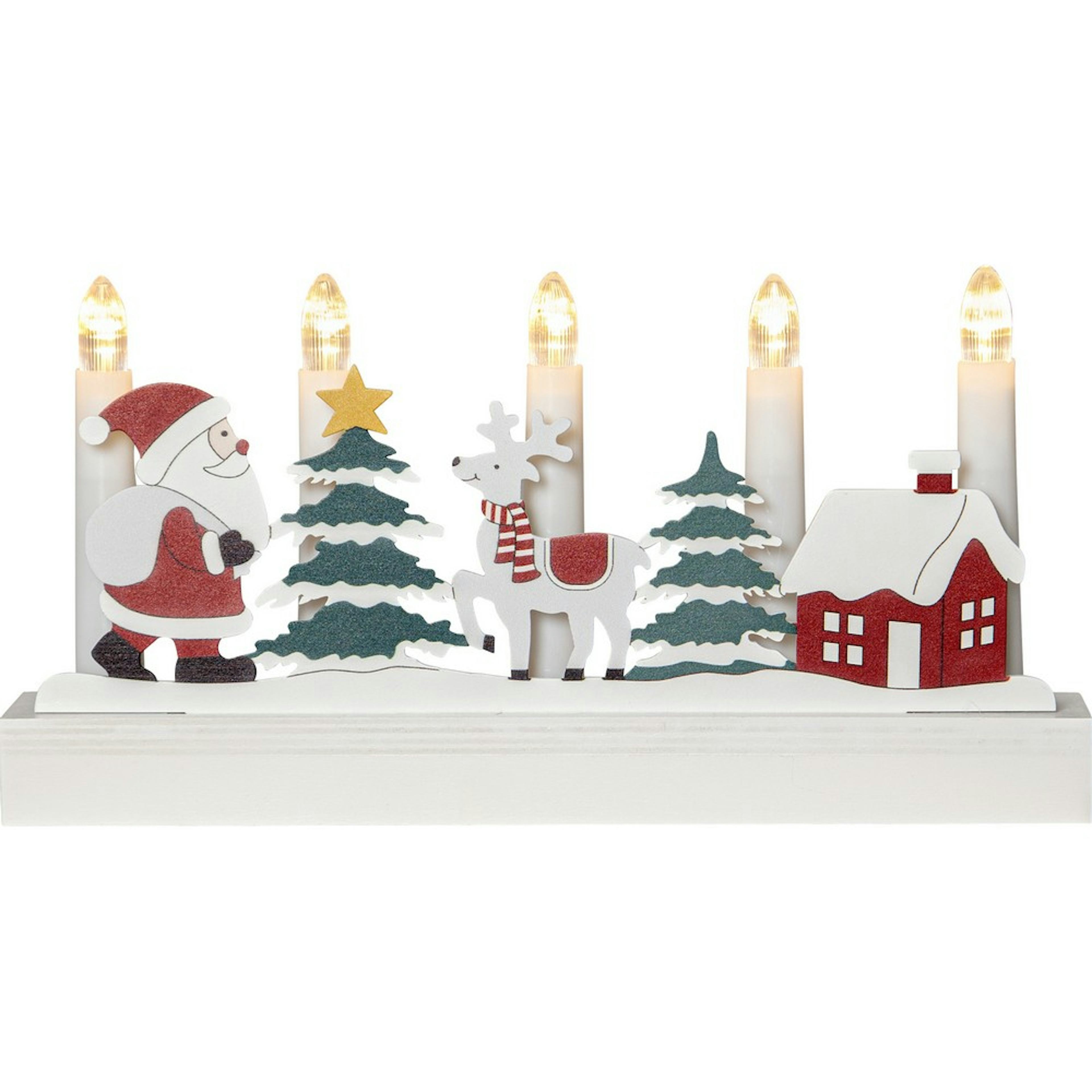 Adventsljusstake Star Trading Billy BO 5-Armad Batteridriven