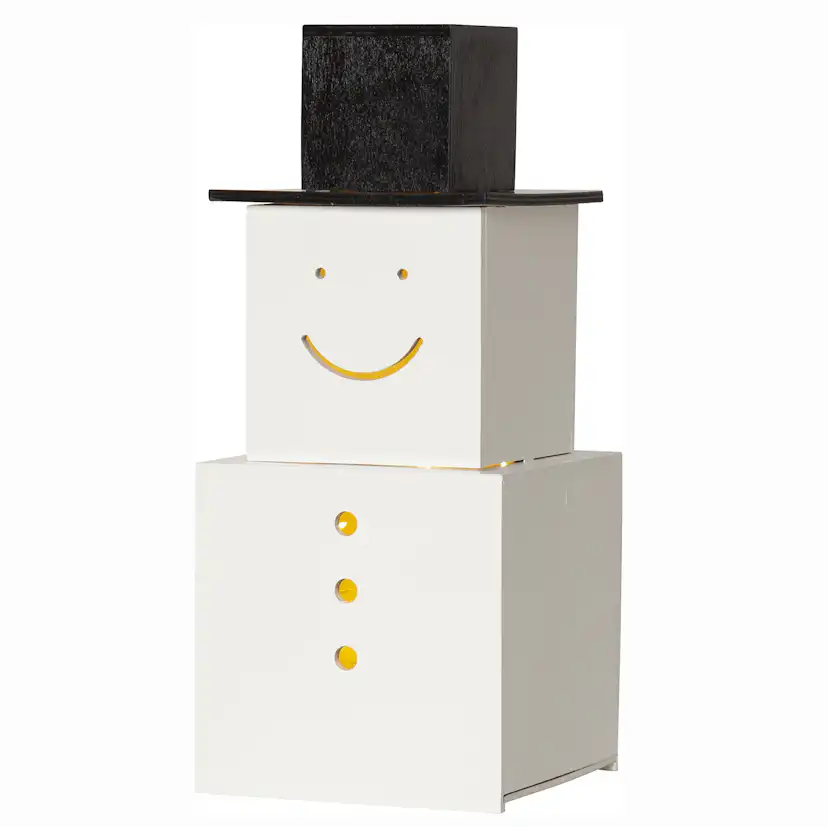 Snögubbe Star Trading i Trä