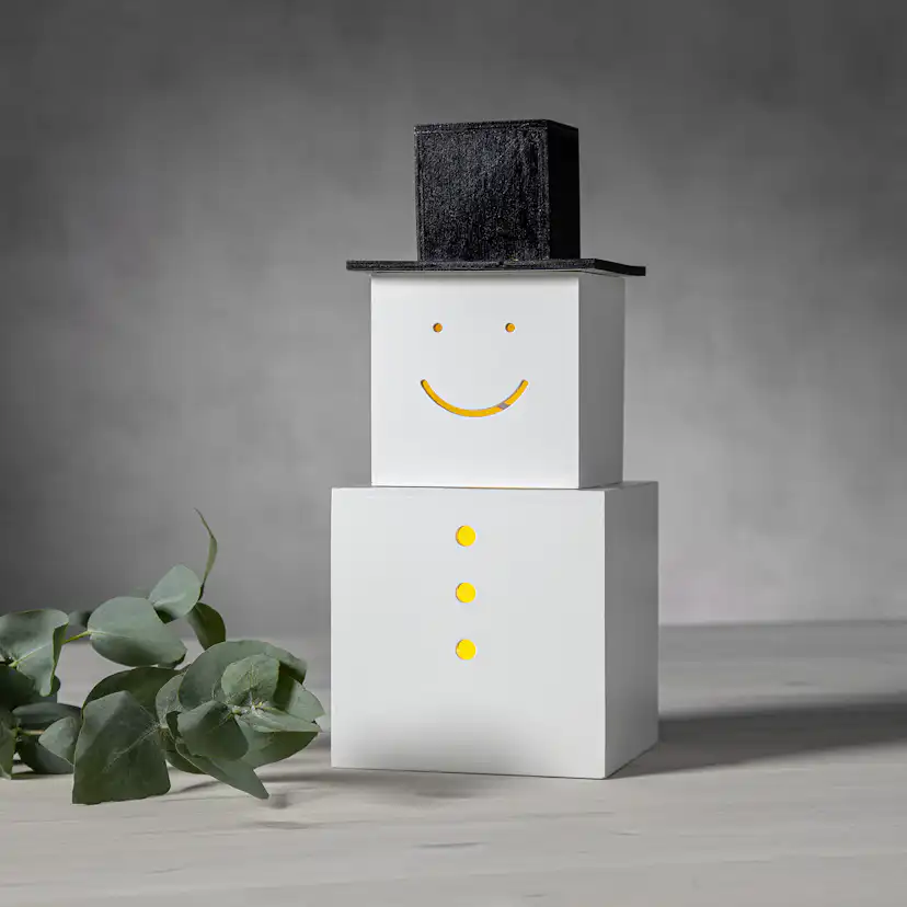 Snögubbe Star Trading i Trä